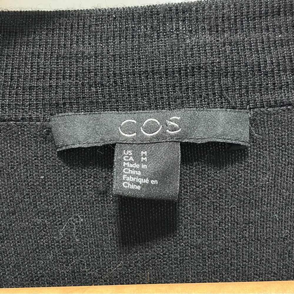 COS Draped Merino-Wool Cardigan - Picture 4 of 9